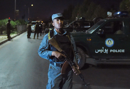  انتشار قوات الأمن الافغانية فى محيط الهجوم المسلح 